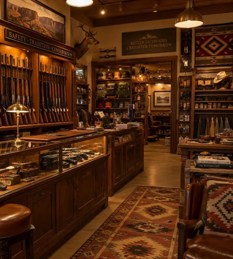 Bisbee Guns — local gun shop Interior of a traditional independent gun shop in the American Southwest