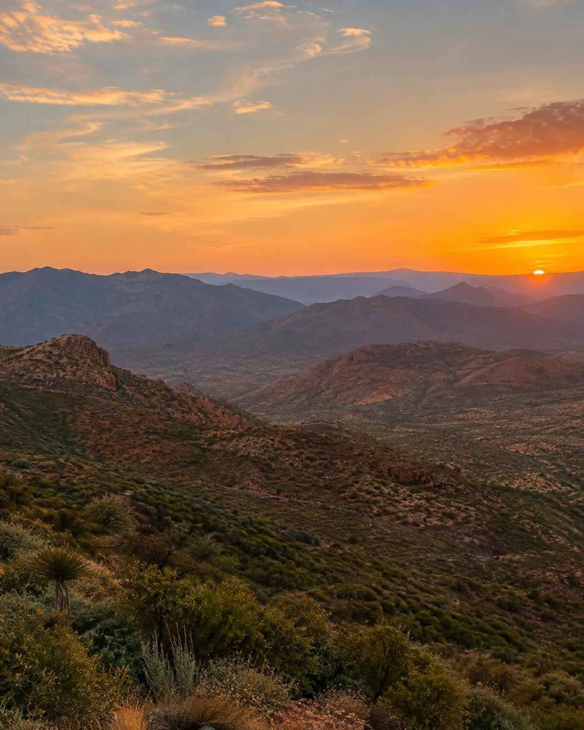 Bisbee Guns — Bisbee, Arizona Panoramic view of the desert and mountains of Southern Arizona